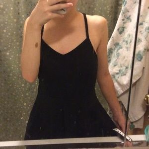 black short soft dress